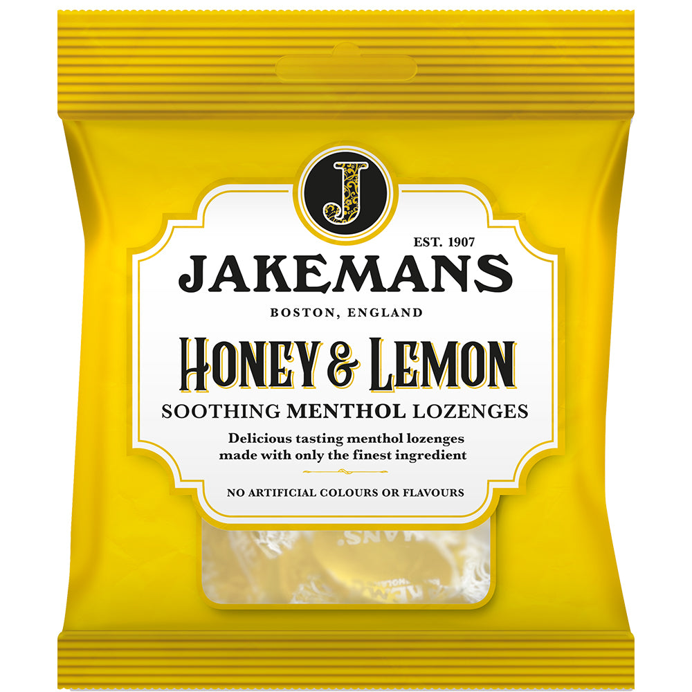 Jakemans_Honey & Lemon 73g 12 Pack-Pack of 6