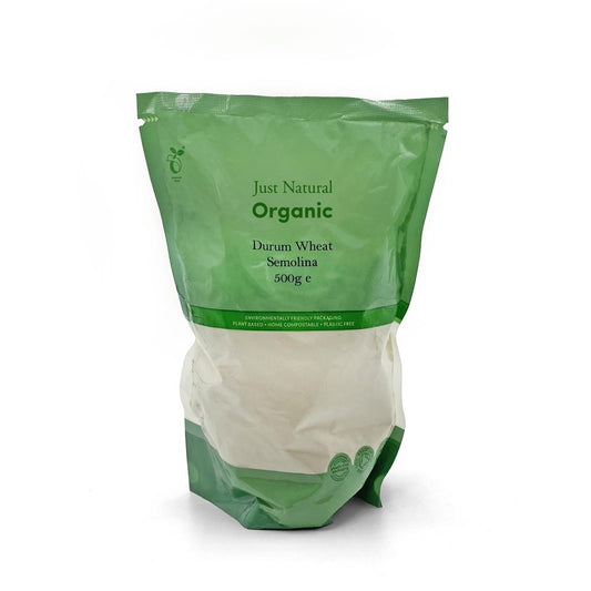Just Natural Organic_Organic Durum Wheat Semolina 500g
