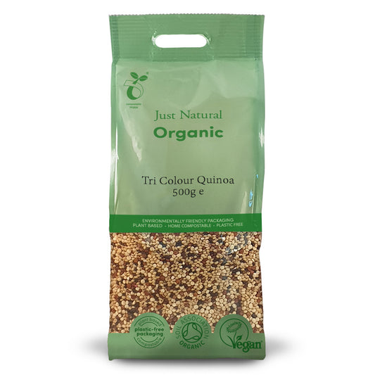 Just Natural Organic_Organic Tri Colour Quinoa 500g