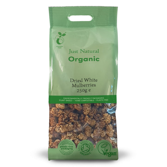 Just Natural Organic_Organic Dried White Mulberries 250g