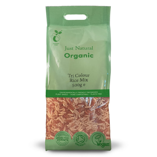 Just Natural Organic_Organic Tri Colour Rice Mix 500g