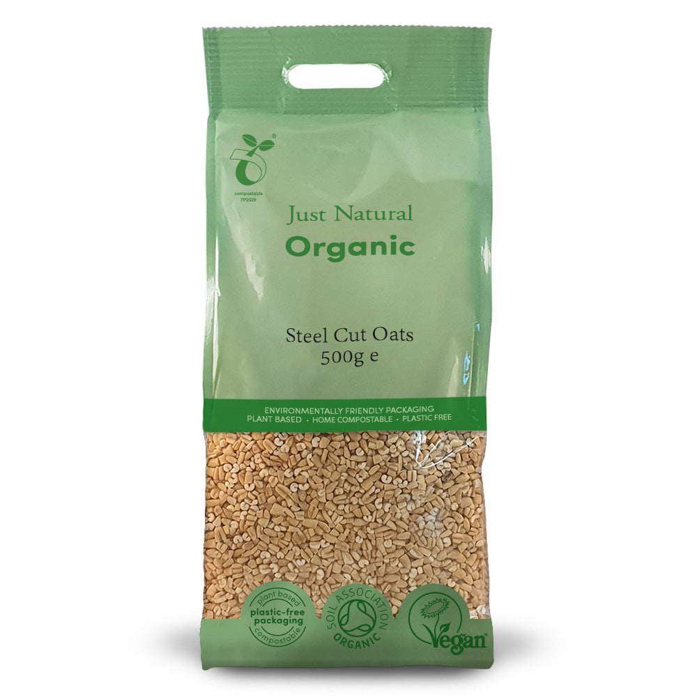 Just Natural Organic_Organic Steel Cut Oats 500g