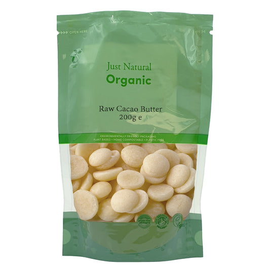 Just Natural Organic_Organic Cacao Butter Raw 200g