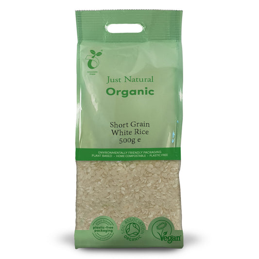 Just Natural Organic_Organic Short Grain White Rice 500g