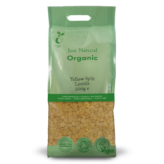 Just Natural Organic_Organic Yellow Split Lentils 500g