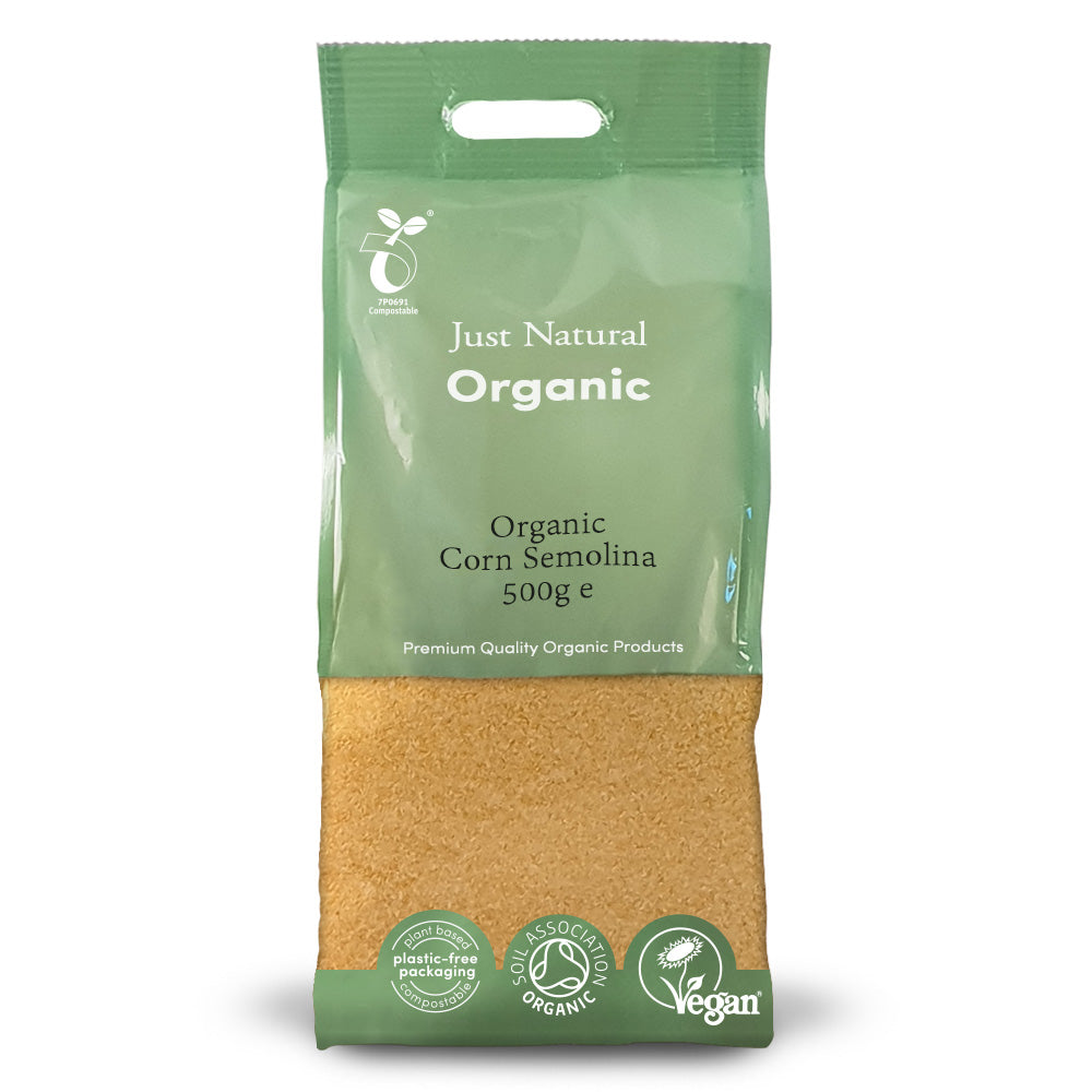 Just Natural Organic_Organic Corn Semolina 500g