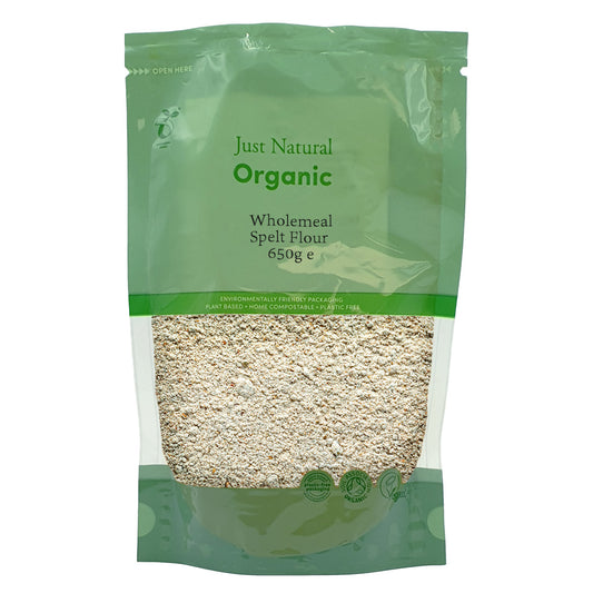 Just Natural Organic_Organic Wholemeal Spelt Flour 650g
