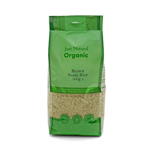 Just Natural Organic_Organic Brown Sushi Rice 500g