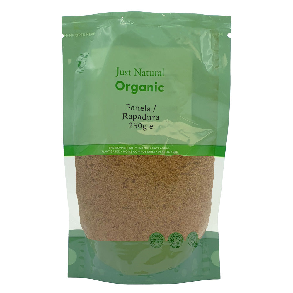 Just Natural Organic_Organic Panela/Rapadura Unrefined Cane Sugar 250g