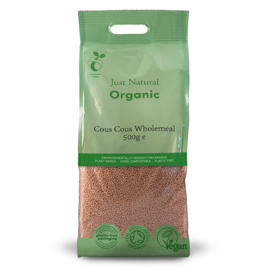 Just Natural Organic_Organic Couscous Wholemeal 500g