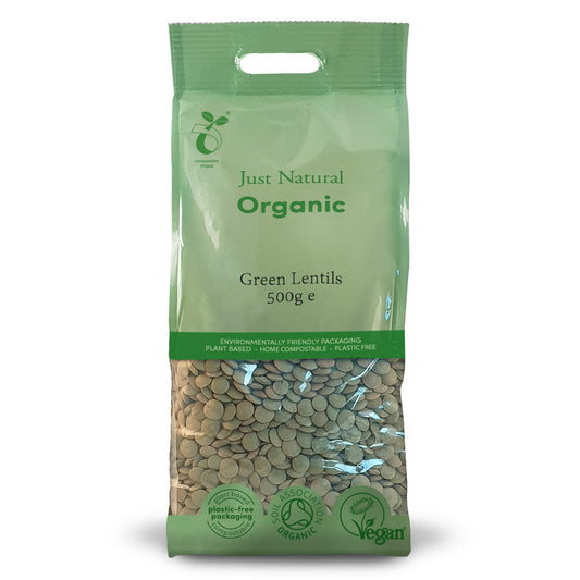 Just Natural Organic_Organic Green Lentils 500g