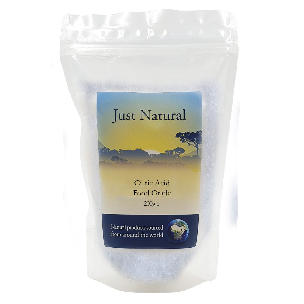 Just Natural Speciality_Citric Acid - Food Grade 200g