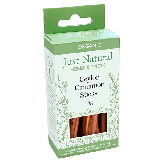 Just Natural Herbs_Organic Ceylon Cinnamon Sticks (Box) 15g