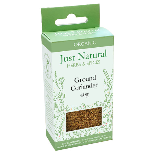 Just Natural Herbs_Organic Ground Coriander (Box) 40g