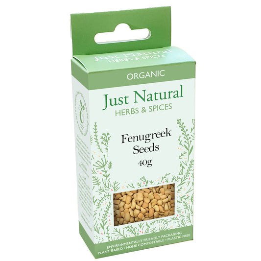 Just Natural Herbs_Organic Fenugreek Seed (Box) 40g
