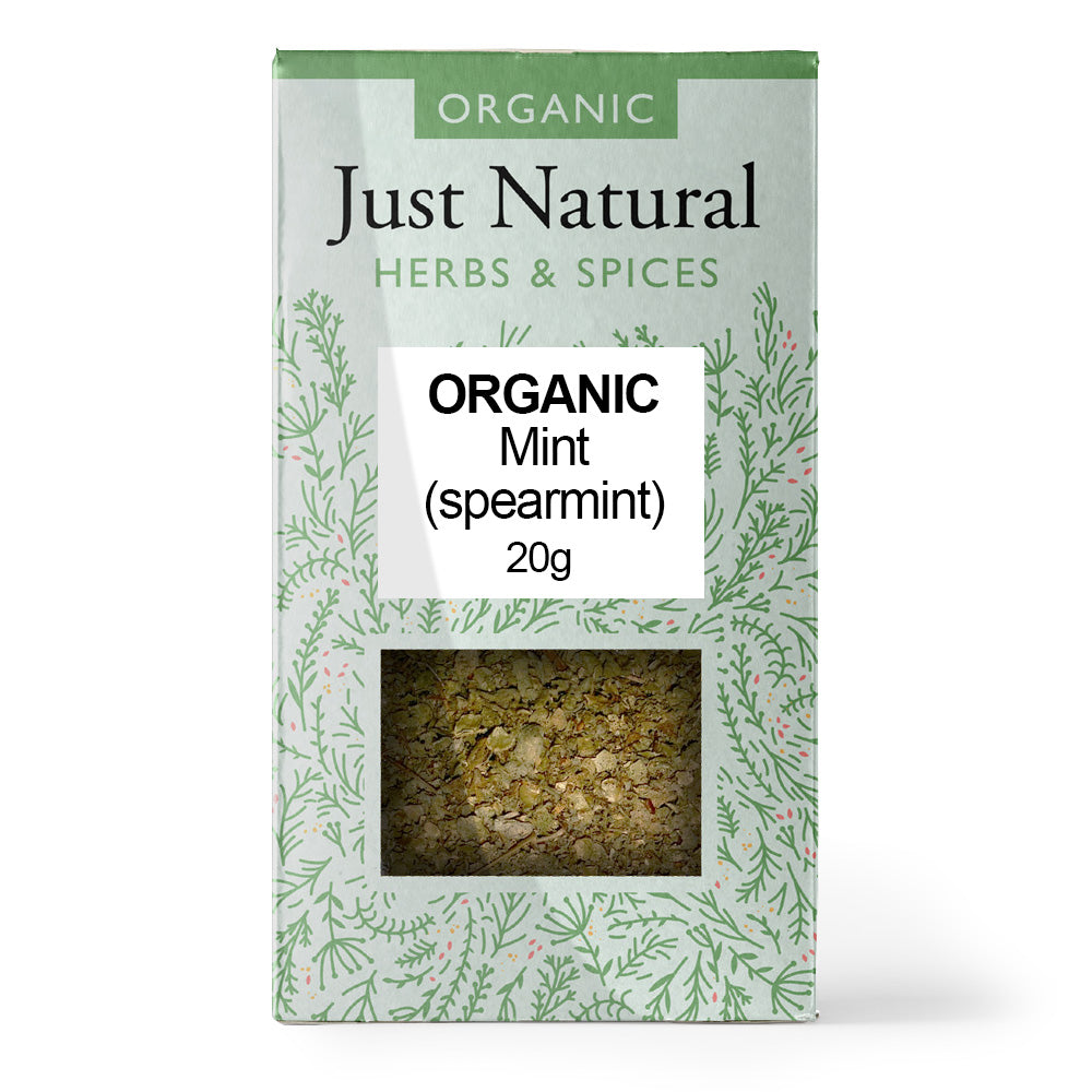 Just Natural Herbs_Organic Mint (Spearmint) (Box) 20g