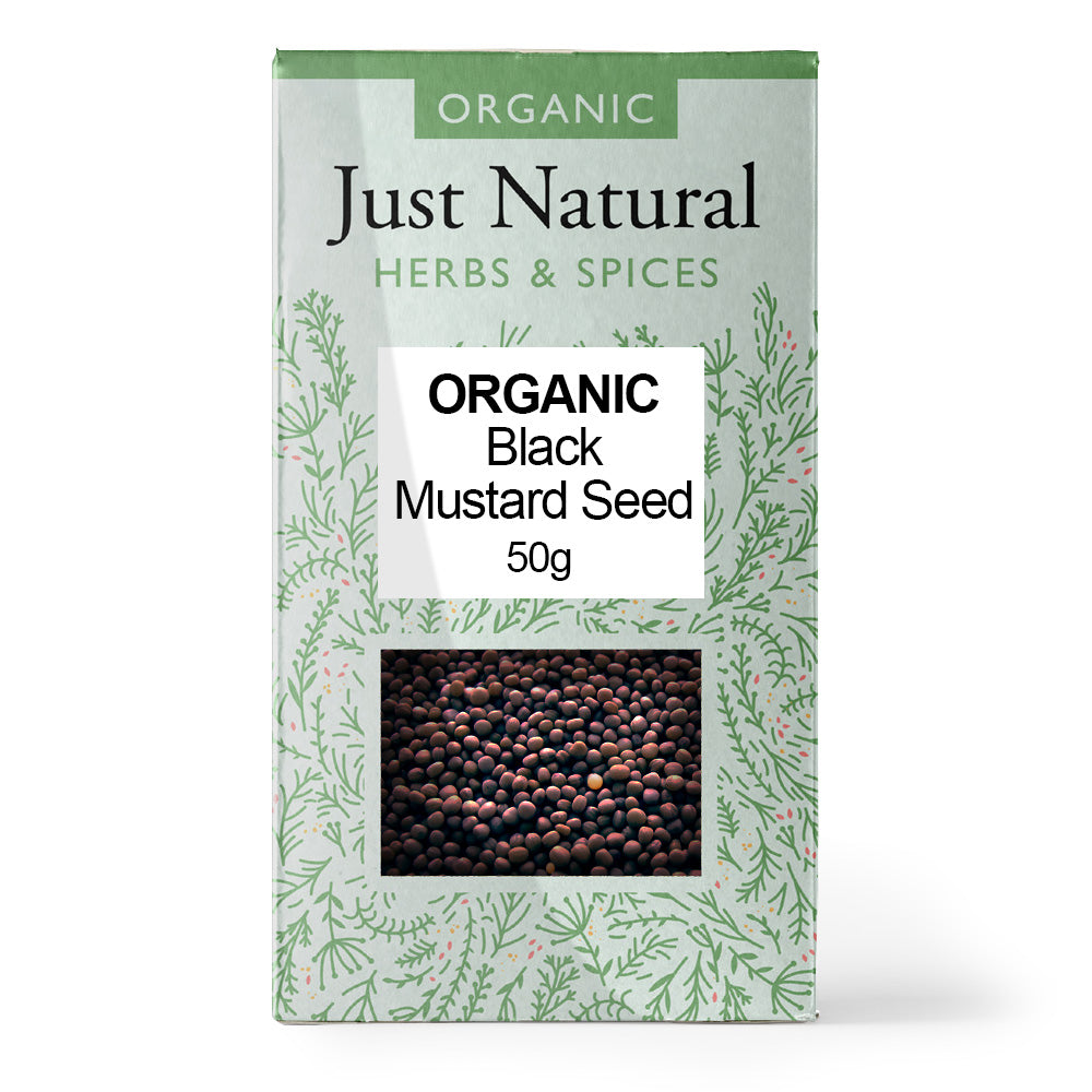 Just Natural Herbs_Organic Brown Mustard Seed (Box) 50g