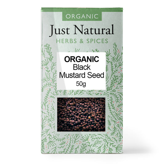 Just Natural Herbs_Organic Brown Mustard Seed (Box) 50g