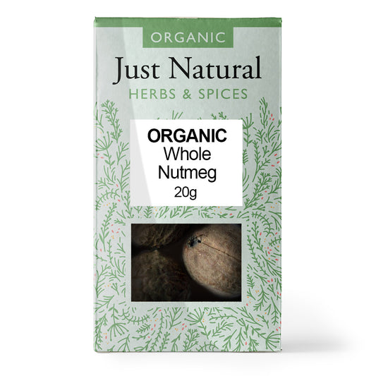 Just Natural Herbs_Organic Whole Nutmeg (Box) 20g