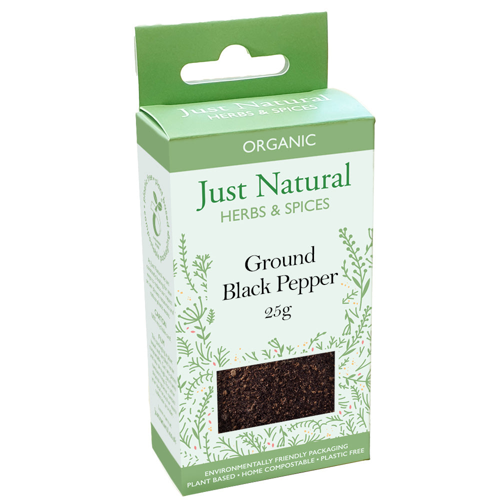 Just Natural Herbs_Organic Ground Black Pepper (Box) 25g