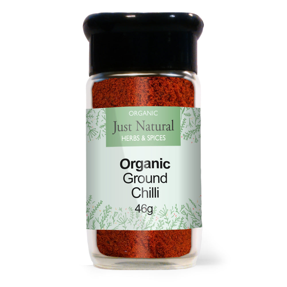 Just Natural Herbs_Organic Chilli Powder (Glass Jar) 55g