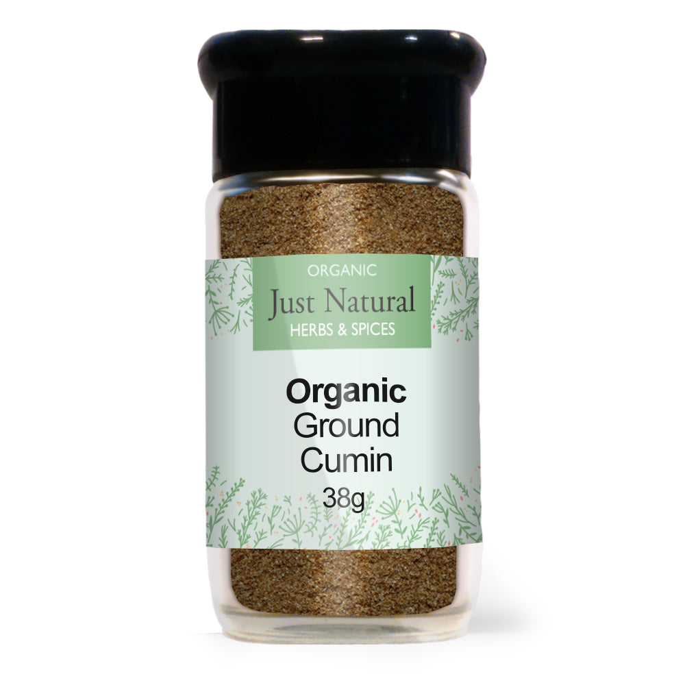 Just Natural Herbs_Organic Ground Cumin (Glass Jar) 45g
