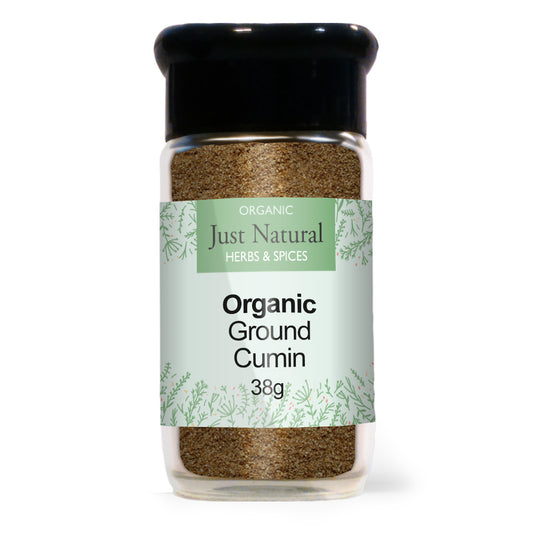 Just Natural Herbs_Organic Ground Cumin (Glass Jar) 45g