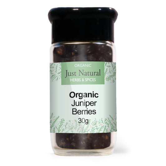 Just Natural Herbs_Organic Juniper Berries (Glass Jar) 40g
