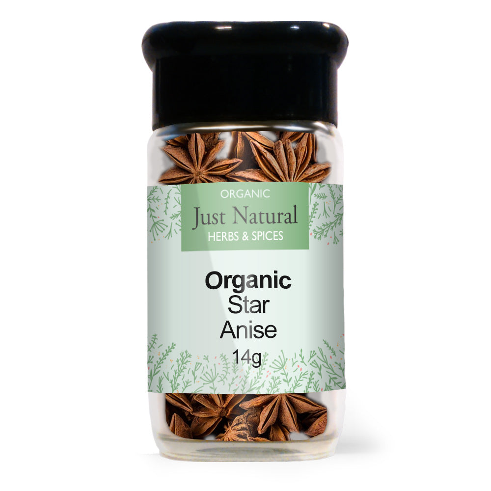 Just Natural Herbs_Organic Star Anise (Jar) 20g