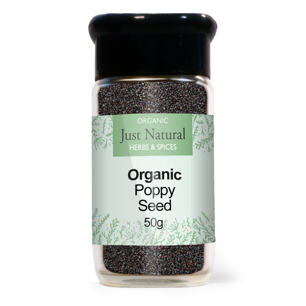 Just Natural Herbs_Organic Poppy Seed (Glass Jar) 65g