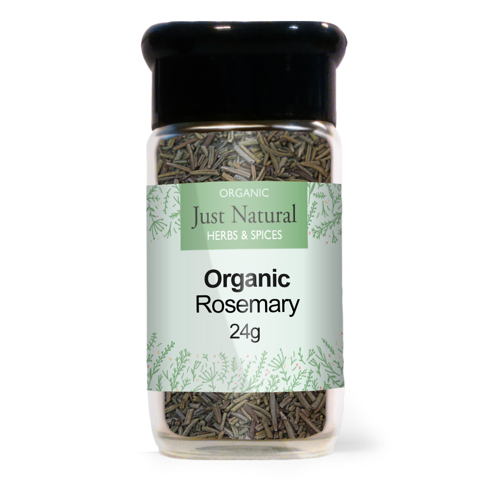 Just Natural Herbs_Organic Rosemary (Glass Jar) 30g