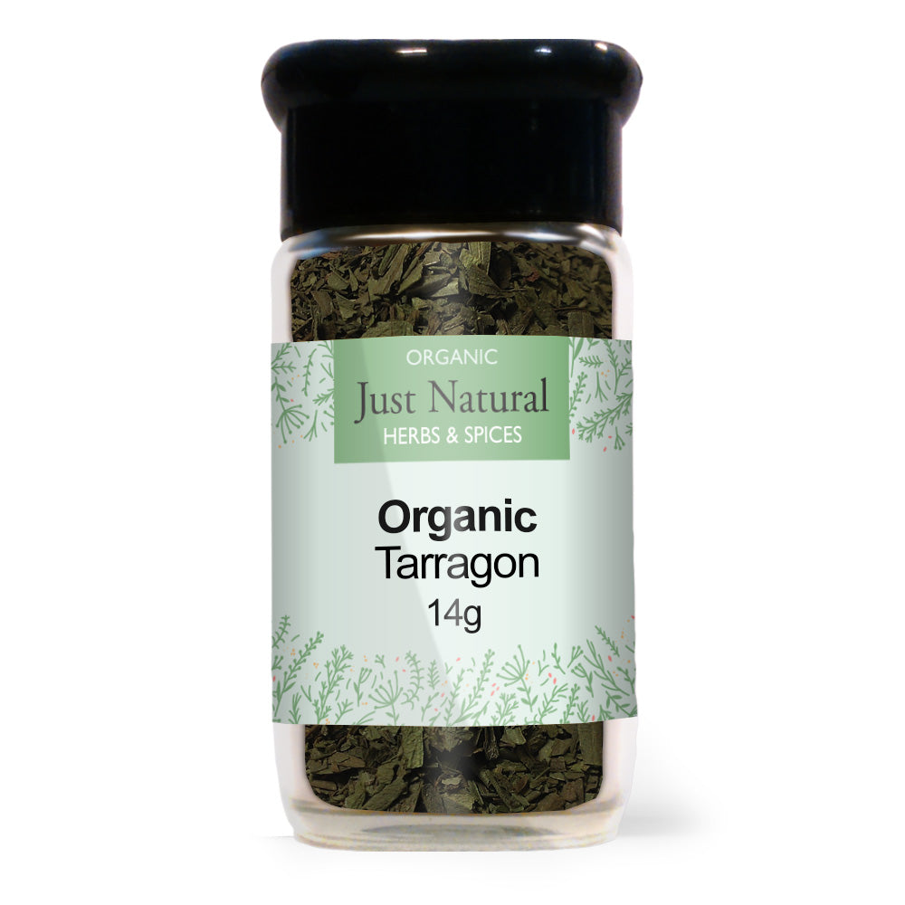Just Natural Herbs_Organic Tarragon (Glass Jar) 20g