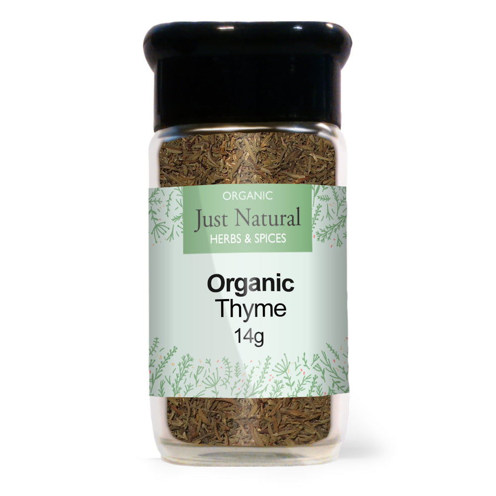 Just Natural Herbs_Organic Thyme (Glass Jar) 25g