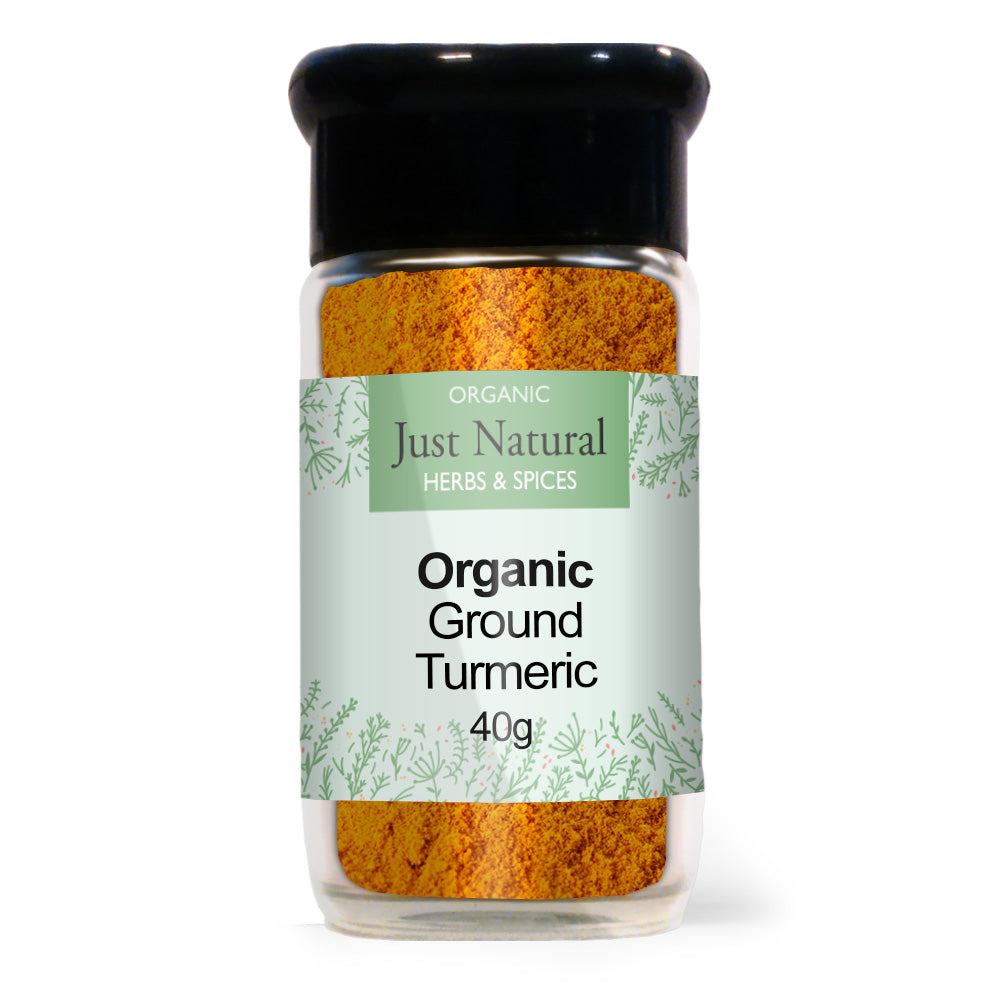 Just Natural Herbs_Organic Turmeric (Glass Jar) 50g