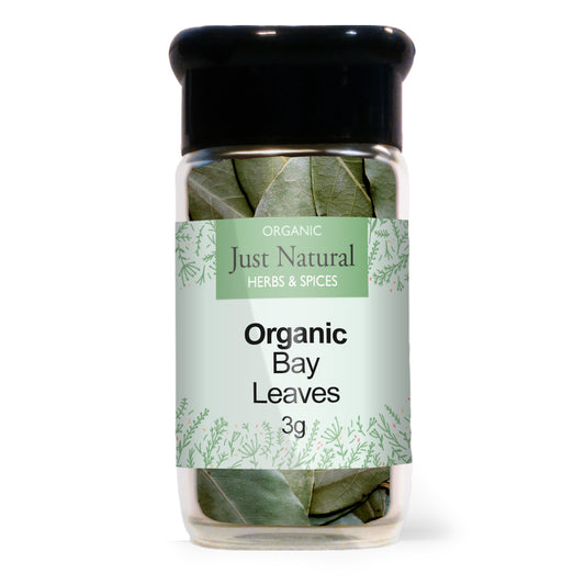 Just Natural Herbs_Organic Bay Leaves (Glass Jar) 3g