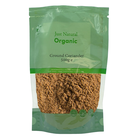 Just Natural Herbs_Organic Ground Coriander 500g