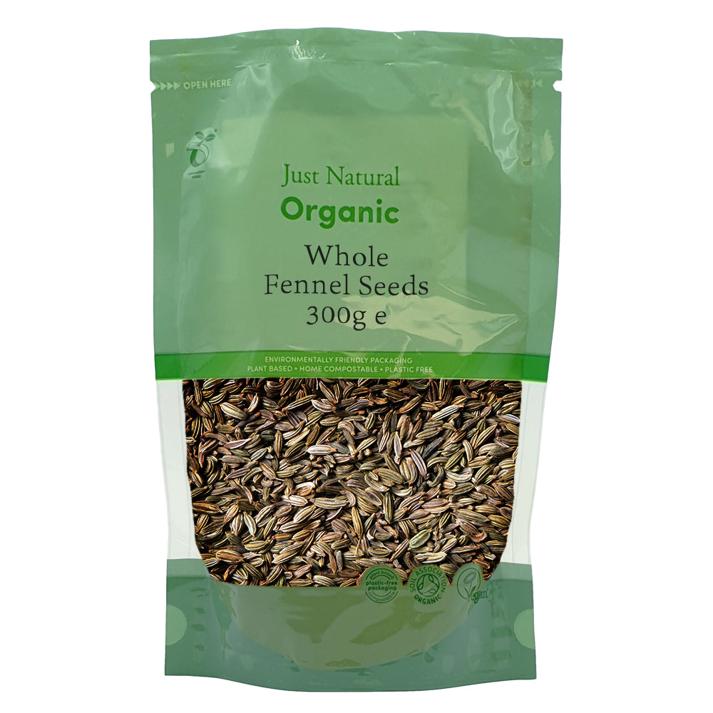 Just Natural Herbs_Organic Whole Fennel Seeds 300g