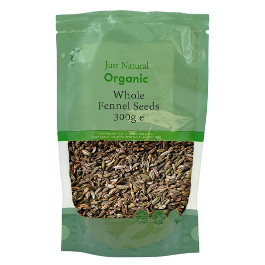 Just Natural Herbs_Organic Whole Fennel Seeds 300g