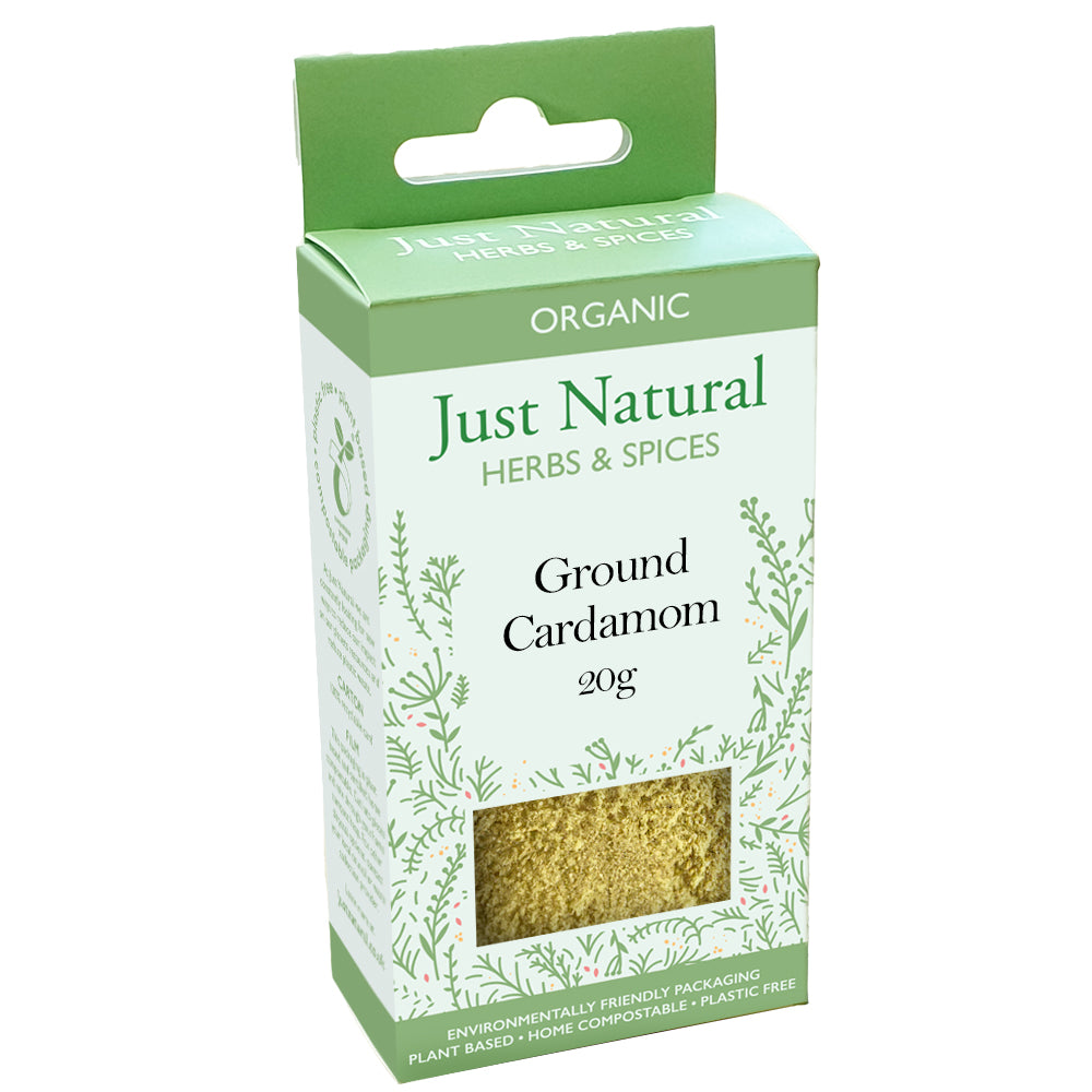 Just Natural Herbs_Organic Ground Cardamom(Box) 20g