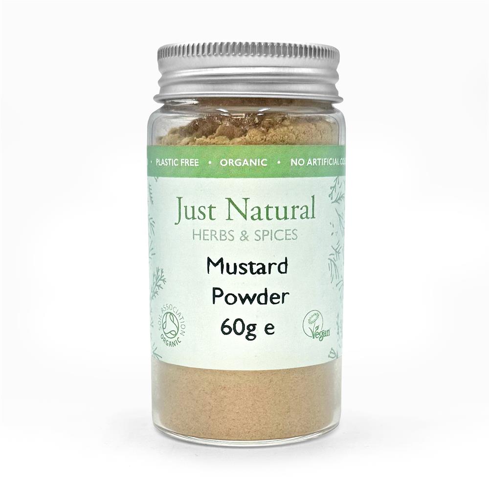 Just Natural Herbs_Organic Mustard Powder (Glass Jar) 60g