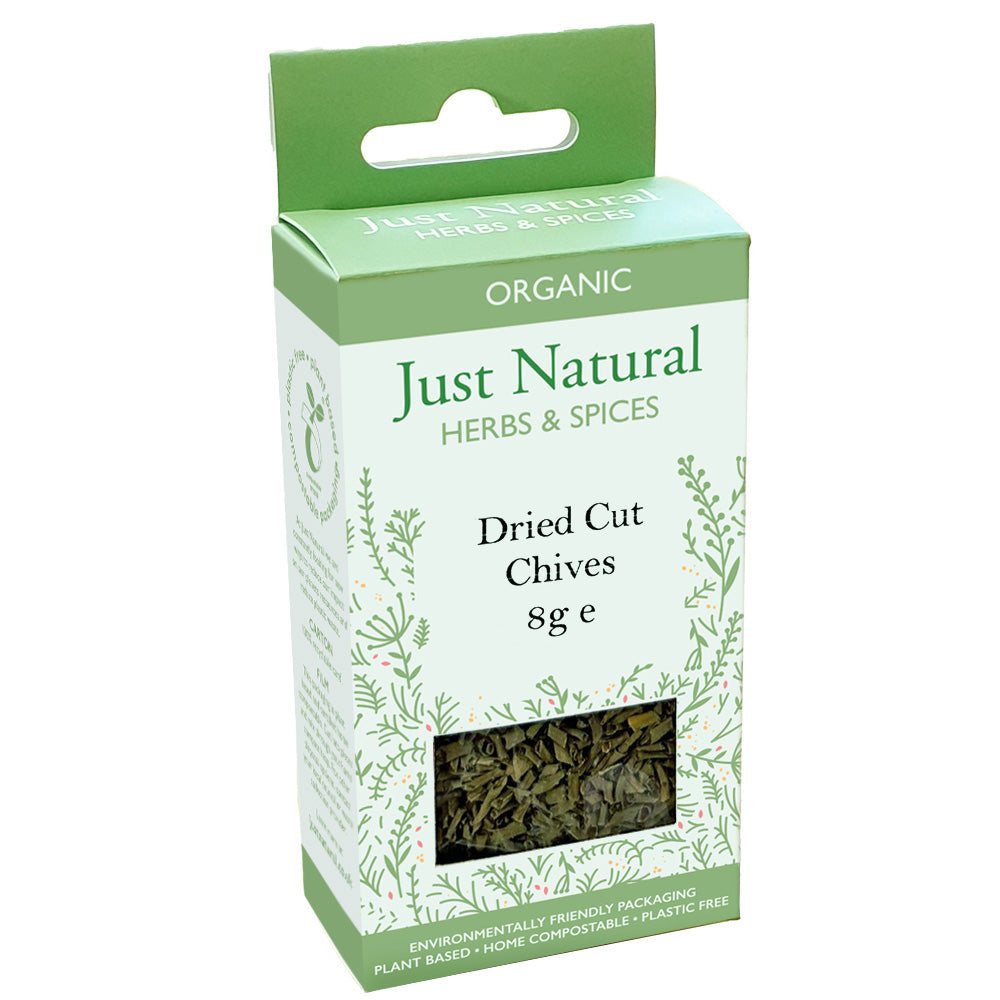 Just Natural Herbs_Organic Dried Cut Chives (Box) 8g