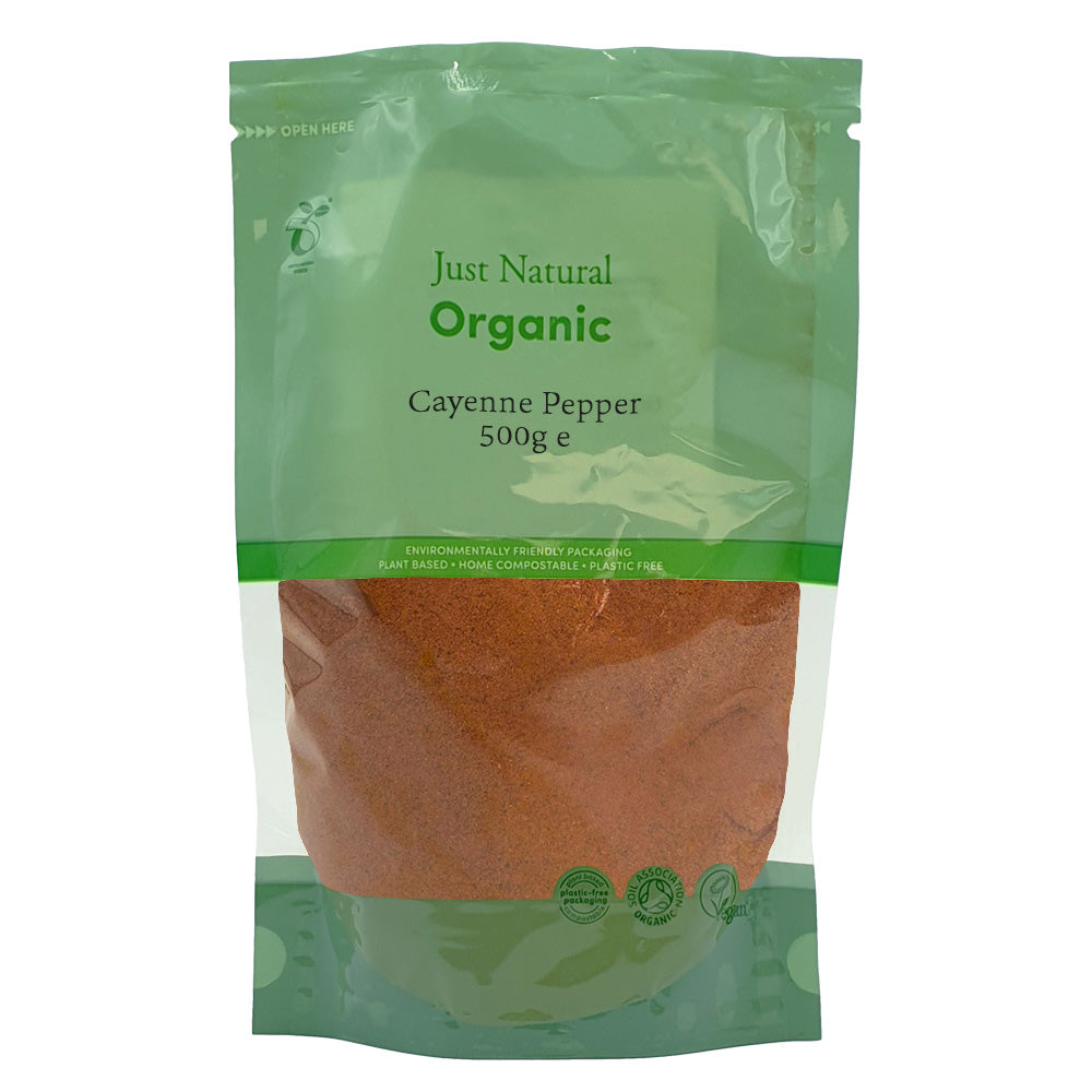 Just Natural Herbs_Organic Cayenne Pepper 500g