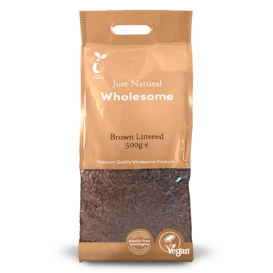Just Natural Wholesome_Brown Linseed 500g