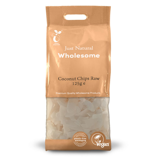 Just Natural Wholesome_Coconut Chips Raw 125g