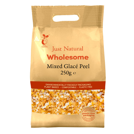 Just Natural Wholesome_Mixed Glace Peel 250g