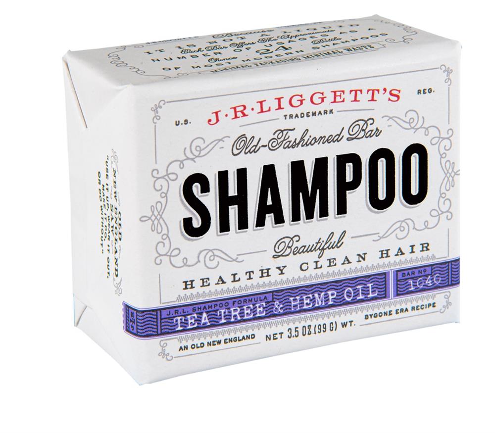 JR Liggetts_Tea Tree & Hemp Oil Shampoo Bar 99g