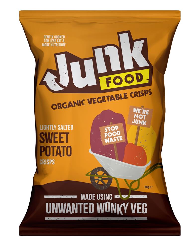 Junk Organic_Junk Food Organic Sweet Potato Crisps 100g-pack of 12