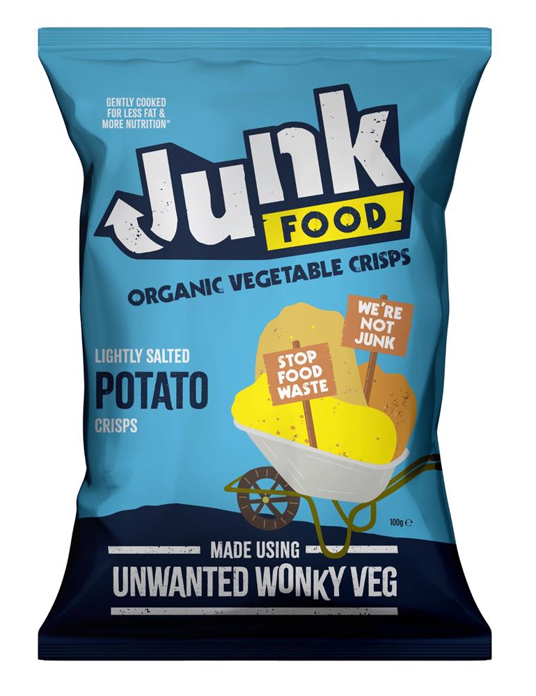 Junk Organic_Junk Food Organic Potato Crisps 100g-pack of 12