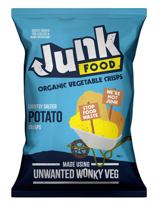 Junk Organic_Junk Food Organic Potato Crisps 100g-pack of 12