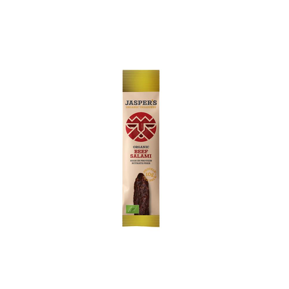 Jaspers Organic Treasures_Jasper's Organic Beef Salami 25g-pack of 2